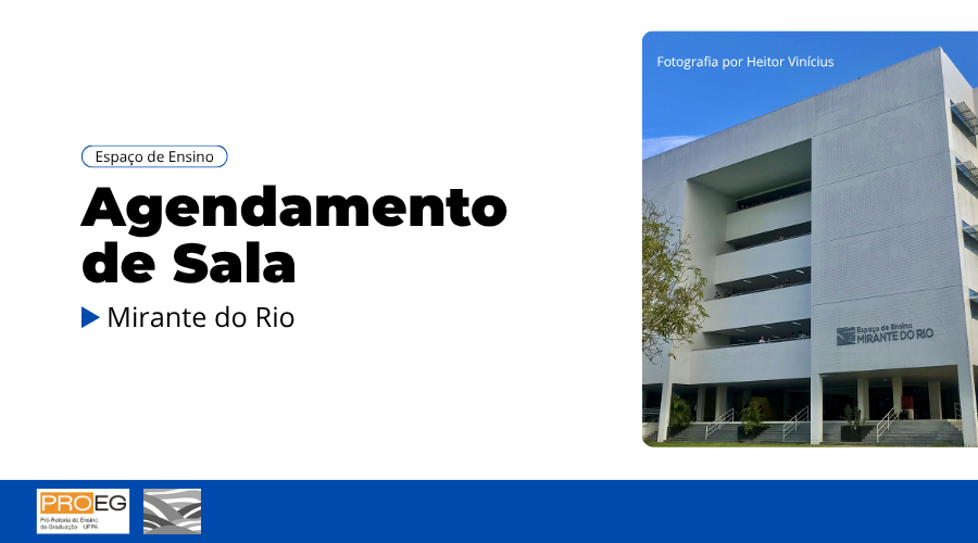 Agendamento de sala | Espaço de Ensino Mirante do Rio